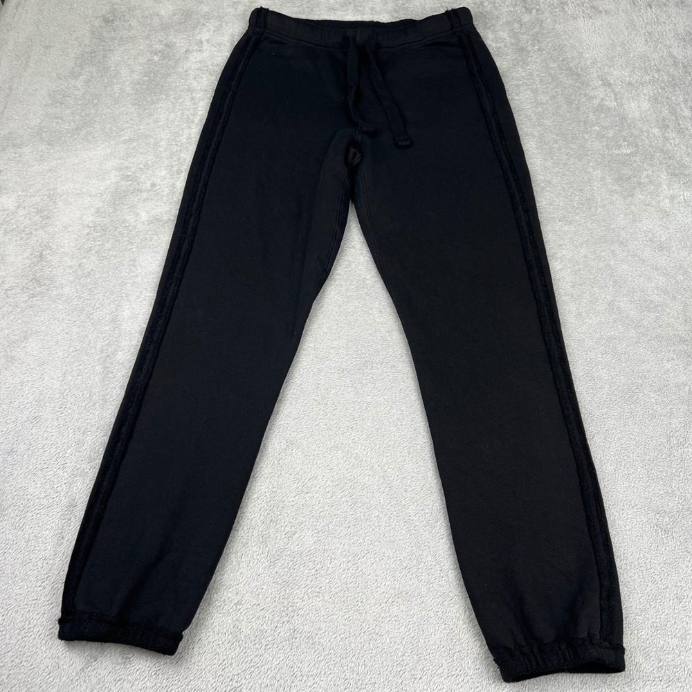 Frank & Eileen Black Sophia Joggers Sweatpants 100% Italian cotton